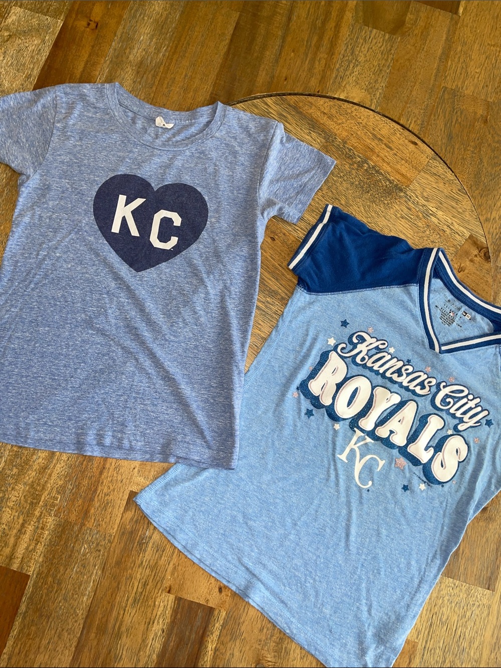 MLB‎ Kansas City Royals Light Blue Kids Graphic Tees
